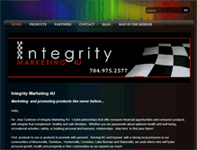 Tablet Screenshot of integritymarketing4u.com